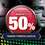Descuento del 50% en tu montura.