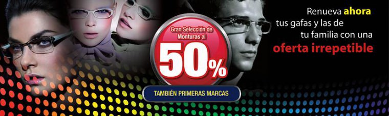 Ofertas para comprar vuestras gafas ¡ahora!